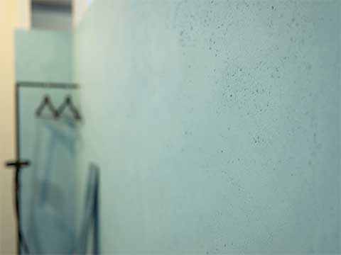 施術室の麻漆喰